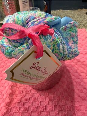 Lilly Pulitzer Top Knot Wide Headband - Multicolor Floral